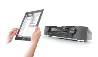 Marantz NR1603 Slim Line 7.1 Channel 3D Pass Through Networking Home Theater Receiver with AirPlay (Black) (Discontinued... N7
