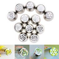 Cake Decorating Piping Tips 15 Pcs Stainless Steel Russian Tulip Icing Piping Kit Nozzles Cake Decoration Tips... N9