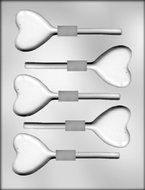 CK Products 2-1/8-Inch Heart Sucker Chocolate Mold