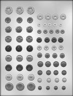 CK Products Button Assortment Chocolate Mold