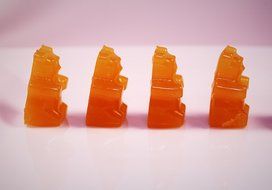 Looking for a Bigger Gummy Bear Mold? 2 PACK of 28 Cavity Silicone Bear Molds by The Kitchen Fix - Make Healthy... N4