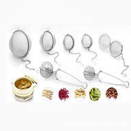 SIEGES Tea Leaf Filter Stainless Steel Mesh Ball Herb Infuser Strainer Interval Diffuser (4.5cm/1.8 inch) N7