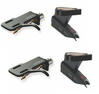 Ortofon 2 PRO S OM + 2 Black Headshells + Ortofon DJ T-shirt
