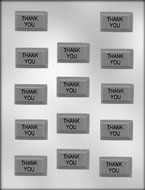 CK Products Rectangle Thank You Choc Mold