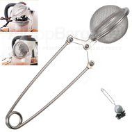 Stainless Steel Spoon Tea Leaves Herb Mesh Ball Infuser Filter Squeeze Strainer N2