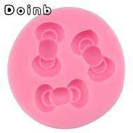 Doinb Jewel Butterfly Knot Bowknot Fondant Silicone Molds Outer Size 9.5x6x1.5CM GJM-1773 FDA N26