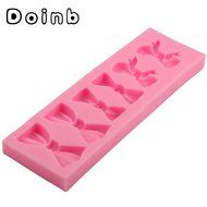 Doinb Jewel Butterfly Knot Bowknot Fondant Silicone Molds Outer Size 9.5x6x1.5CM GJM-1773 FDA N27