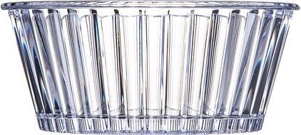 Carlisle 084507 SAN Fluted Ramekin, 4.5-oz. Capacity, 1.50 x 3.50", Clear (Case of 48) N3