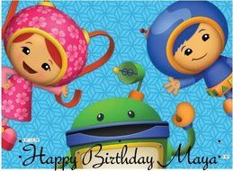 Team Umizoomi Edible Cake Image Topper Frosting Sheet
