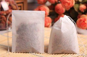 Y&amp;Y Star 100pcs Disposable Tea Filter Bags Disposable String Drawstring for Loose Tea, 2.16x2.8inch (100pcs 2.16x2.8inch) N8