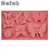 Doinb Jewel Butterfly Knot Bowknot Fondant Silicone Molds Outer Size 9.5x6x1.5CM GJM-1773 FDA N31
