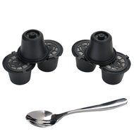 Bapdas Reusable Nespresso Capsules Refillable Pods For Nespresso Machines Pack of 6 N4