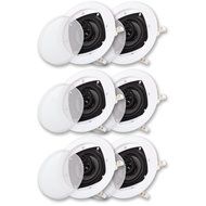 Acoustic Audio CS-IC43-3PR 200 Watt 4" 3-Way Home Theater In-Wall/Ceiling Speakers (3-Pair)