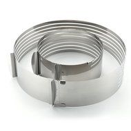 Kalrede Retractable Stainless Steel Circle Mousse Ring Baking Tool Set of 2(16-20cm,24-30cm) N3