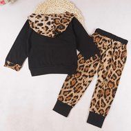 Clothes Set ,BeautyVan Baby Kids Set Long Sleeve Floral Print Tracksuit Top +Pants Outfits Set (24M, gray) N24
