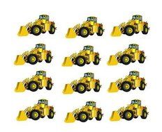 Cakesupplyshop Packaged Cp90j - 12 Construction Truck Edible Image Cupcake Toppers
