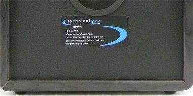 Technical Pro SPH4 Book Shelf Speakers (Pair) N4