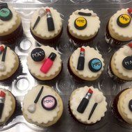 TANGCHU Dressing Case Lipstick Powder Puff Silicone Fondant Cake Chocolate Molds for Kitchen Baking N4