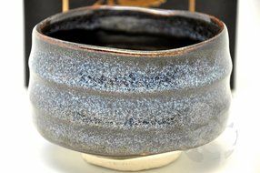 Japanese Mino Yaki ware Matcha Bowl Green Tea 11 / 11 / 8cm (4.3 / 4.3 / 3.1inch)[7329] N4