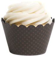 Dress My Cupcake Standard Navy Blue Cupcake Wrappers, Set of 50 N12