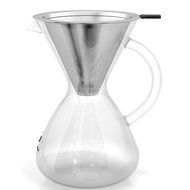 Large Pour Over Coffee Maker by Coffee Gator. For perfect hand drip coffee with glass carafe