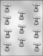 CK Products 1-3/8-Inch Moose Mint Chocolate Mold