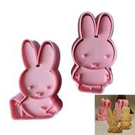 1 Set Cute Rubbit Miffy Design Baking Cookie Fondant Cake SugarCraft Biscuit Chocolate Clays DIY Modelling Paste... N7