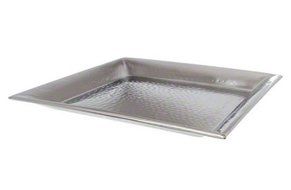 American Metalcraft HMSQ18 Trays, 18" Length x 18" Width, Silver N2