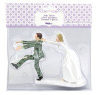 Wilton Camo Groom Bride Wedding Cake Topper N5