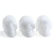 JOVIVI Hand Carved Natural Gemstone Healing Reiki Skull Head Statue Figurine 1.5 inches w/Box (Turquoise) N31