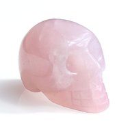 JOVIVI Hand Carved Natural Gemstone Healing Reiki Skull Head Statue Figurine 1.5 inches w/Box (Turquoise) N32