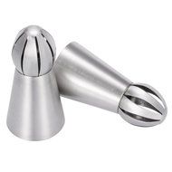 KOOTIPS 11pcs/ set Sphere Ball Tips Make Flowers and Leaf Tips Russian Icing Piping Nozzles Tips N3