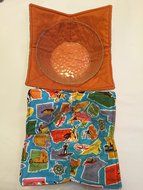 US States - handmade, Hot Cold Bowl Cozy,Microwave Bowl Cozie,Fabric Trivet,Hot pad,Pot Holder,Cotton Fabric,Reversible...