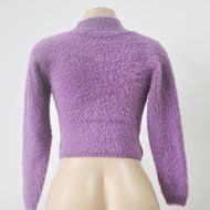 Blouse,BeautyVan Women Long-sleeved High-necked Shirt Umbilical Bottomed Plush Blouse (One Size, Gray) N19