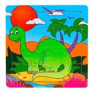 Puzzles Toys ，BeautyVan Wooden Kids 16 Piece Jigsaw Toys Education And Learning Puzzles Toys For Children