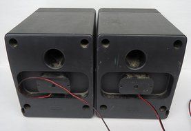 Sony Bookshelf Speakers 2 Way With Mega Bass Vintage Boombox Radio Stereo Speakers Pair N2