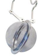 1 1/2" Pincher Ball Mesh Tea Infusers, Stainless Steel with Hanger. N3