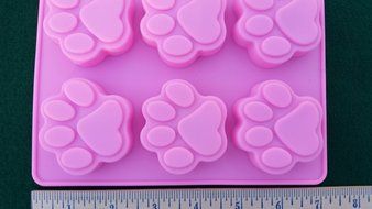 Dog Paw Baking Molds | Silicone Cake Molds For Dog Treats | Cake Decorating Supplies | Cookie Molds | Candy Molds... N4