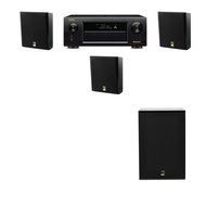 M&amp;K Sound MP150II Wall Mounted Loudspeaker 3.1 X12 Denon AVR-X5200W