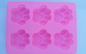 Dog Paw Baking Molds | Silicone Cake Molds For Dog Treats | Cake Decorating Supplies | Cookie Molds | Candy Molds... N5