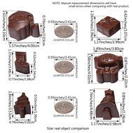 Candy Molds, 2PCS YYP [Christmas Shape Mold] Silicone Candy Making Molds for Home Baking - Reusable Silicone DIY... N7