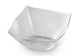 EMI Yoshi Koyal Disposable Square Bowls, 8-Ounce, Clear