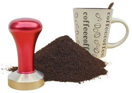 Zoie + Chloe Stainless Steel Espresso Coffee Tamper - 49mm Flat Base N5