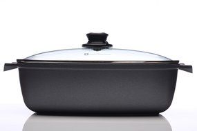 Swiss Diamond Nonstick Roaster with Lid - 5.3 qt (8.3 x 13") N4