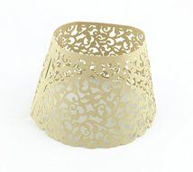 Yansanido 100 set pink Filigree Artistic Bake Little Vine Lace Laser Cut Cupcake Wrapper Cup Muffin Case Trays... N23