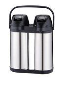 Coox 4L Double Air Pot Thermal Beverage Dispenser for Hot &amp; Cold Drinks - Convenient Unbreakable Dual Capacity...