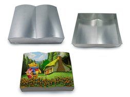 Euro Tins Novelty cake pans Book cake pan birthday party open Book cake tin 35cm N4