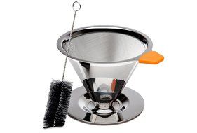 BEST CONE COFFEE LOVERS FILTERS for Premium Taste &amp; Smell, BONUS Brush, Perfect Filter for Camping, Work, &amp; at... N7