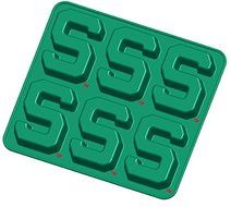 NCAA Michigan State Spartans Muffin/Cupcake Pan, One Size, Green