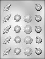 CK Products Medium Seashells Chocolate Mold